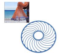 1PC tipo americano disco da lancio rete da pesca disco da lancio rete da lancio