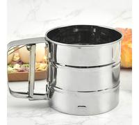 1pc Tipo di tazza portatile Setaccio per farina a maglia fine Acciaio