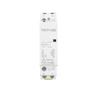 1pc TOCT1 2P 25A DC 12V 2NO coil 220V/230V 50/60HZ Din rail Household ac Modular contactor CZMDKEXM