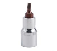 1pc Torx testa cacciavite Bit T20-T70 Socket Wrench Bits 1/2 pollice Drive Lega Acciaio Driver Set per officina Utensili manuali (T27)