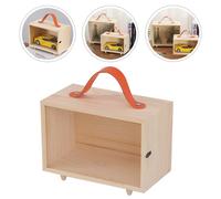 1pc trasparente copertura in acrilico cestello a mano in legno regalo da