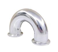 1pc Tube O/D 25mm 1.5 inch Tri Clamp 304 Stainless Steel Ferrule 180 Degree Elbow Bend Fitting ICYJRFHLTF