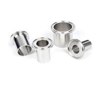1pc Tube OD 19mm 1.5" Tri Clamp Length 60mm 304 Stainless Steel Welding Ferrule Pipe Fitting