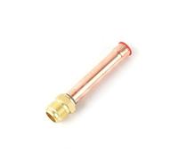 1PC Tubo di Rame for Condizionatore d'Aria con Ottone Forgiato SAE 1/4 3/8 1/2 3/4 fit UNF Connettore Filettato Dado Flare Raccordo for Tubo(Without nut,1I2 SAE)