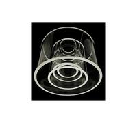 1PC Tubo di Vetro ad Alto Borosilicato 100mm Lunghezza - OD16-180MM, Spessore2.5/4/5/8-10mm, Resistente a Alta Temp, per Tubazioni Chimiiche & Tazza di Visione Caldaia(OD40X100X5mm)