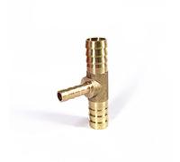 1PC Tubo flessibile Barb 4mm 5mm 6mm 8mm 10mm 12mm 14mm 16mm Tee Tipo Riduzione Ottone Barbed Tubo Raccordo Riduttore Giunto Connettore Adattatore(6-8-6mm OD)