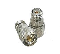 1Pc UHF PL259 SO239 a UHF e N tipo maschio femmina RF connettore adattatore coassiale dritto angolo retto flangia tipo T(PL259 to SO239)