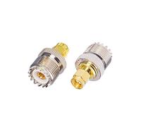 1pc UHF-SMA Adattatore SMA Femmina Maschio A UHF Maschio Femmina PL259 SO239 Connettore RF Coassiale Convertitore Coassiale(C20094-1pc)