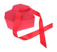 1pc unica a forma di cuore elegante scatola regalo elegante romantico bow knot