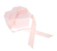 1pc unica a forma di cuore elegante scatola regalo elegante romantico bow knot