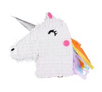 1pc Unicorn-Shaped Candy Box Birthday Party Pinata Toy Decor carta Pinata Bianco