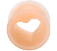 1Pc Unisex a Forma di Cuore in Silicone per Tappi per Le Orecchie Tunnel Expander Body Piercing Jewelry per Le Donne Teen Girls Birthday Christmas Friends Gift Attractive