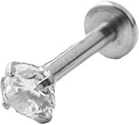 1Pc Unisex Cubic Zirconia Labbro Anello Dell'orecchio Della Vite Prigioniera Piercing Trago Helix Gioielli Non Trafitto Clip Sul Naso Cerchio Anelli Gioielli per Le DonneUtile e attraente.