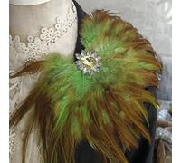 1PC Uomo Vintage Cristallo Strass Spallina Spallina Spilla Fai Da Te