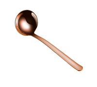 1pc Utensile Cucina, Utensili Cucina in Rame, a Manico Lungo Zuppa di Riso Cucina Cucchiaio Mestolo per Cucinare