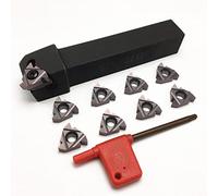 1pc Utensile da taglio SER2020K22 Utensile for filettatura SER 2020K22 Utensile for tornitura con filettatura esterna MMT 22ER AG60 Set di utensili CNC con lama in metallo duro(SER 2525M22,No insert)