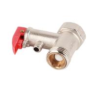 1Pc Valvola di Sicurezza Scaldabagno Limitatore di Pressione Controllare Ottone Placcato 0.9MPa G1/2in