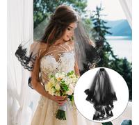 1pc Velo da sposa da sposa Velo a rete retrò Copricapo da sposa Fotografia Prop