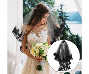 1pc Velo da sposa da sposa Velo a rete retrò Copricapo da sposa Fotografia Prop