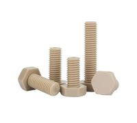1PC Vite In Plastica A Testa Esagonale Esterna M6 M8 M10 Bullone Isolato Alcalino Acido Resistente Al Calore(50mm,M10(1pc))