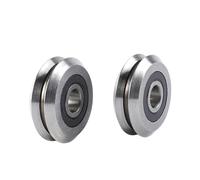 1PC W1 90° Cuscinetto a rulli guida for puleggia a molla a forma di W - Cuscinetti a sfere autoallineanti for uso di precisione