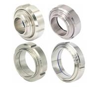 1PC Welding O.D 38mm SMS Type 304 Stainless Steel Welding Socket Union Set Pipe Fitting HSMXNEONJB