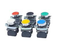 1PC XB4 Metallo Ispessito Interruttore di Pulsante Istantanea Auto Reset Arresto Di Emergenza Aereo 22 millimetri Rotary Switch XB4-BA42 BA31 BA55 XB2(XB4-BC31)