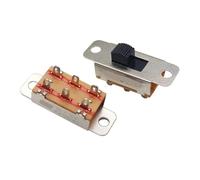 1pc ZE-209-22 3A 250V on on metal slide switch for hair dryer DPDT Solder Pin 2 Position slide switch CZMDKEXM