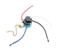 1pc ZE-268S6-2 4-GANG 3 Speed 4wires Ceiling Fan Wall Lamp Cabinet Light Pull Chain Switch with 18AWG BKYUKJVU