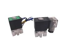 1PCS 0-50/25/15/10/7bar 2 vie SS304 elettrovalvola acqua G1/4 "12V DC Orifizio 1mm/1.5mm/2mm/2.5mm/3mm ala valvola normalmente chiusa(025 10bar,DC24V_D1101X)