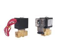 1PCS 0-50/25/15/10/7bar In Ottone acqua mini elettrovalvola pressione zero avvio Porta 1/8 pollici 12V 24V 220V AC normalmente chiusa valvola(15 25bar,DC24V_W1101X)