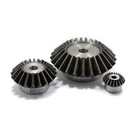 1Pcs 1/1.5/2/2.5/3/4/5 Modulo 1:1 Ingranaggio conico 15-30 denti Ingranaggio di trasmissione meccanica in acciaio al carbonio (Size : 1.5M, Color : 30 Teeth)