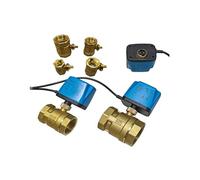 1PCS 1/2" 3/4" 1" 2" Valvola a sfera elettrica 2 Linea Filettatura interna 8 N·m Valvola a sfera elettrica in ottone ad alta coppia 12V 24V 110V 220V AC/DC(1-1/2",220VAC_NORMALLY OPEN)