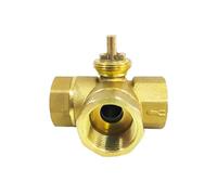 1pcs 1/2 "3/4" 1 "motorizzato 3 vie corpo valvola a sfera corpo filettatura femmina DN15 DN20 DN25 ottone elettrico a tre porte corpo valvola a sfera (1/2", tipo L)