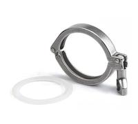 1PCS 1/2" - 4"Tri Morsetto 50.5Mm/64/77.5/91 106 119Mm Ghiera OD SS304 In Acciaio Inox Tri Clover Raccordo Sanitario For La Birra Fatta In Casa(25mm Ferrule 34)