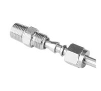 1pcs 1/8 "1/4" 3/8" 1/2" BSPT NPT maschio a 3-12 mm OD tubo doppio puntale raccordo connettore (NPT_1/4")