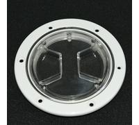 1Pcs 10.2cm Marine Barca Trasparente Top Coperchio Blocco Deck Piastra Ispezioni