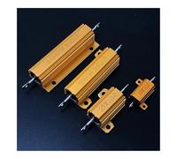 1PCS 100W Aluminum Power Metal Shell Case Wirewound Resistor 0.1Ω ~ 10KΩ 10 20 200 500 1K 10K ohm resistance RX24 BIANMTSW(100W-1R)