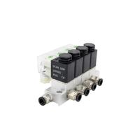 1PCS 10F 2V025-06 DC12V 24V 220V 110V Pneumatica Elettrovalvola 2 Normalmente Chiusa Aria Elettrovalvola Cartuccia Solenoide(Ac110v 4mm Fittings)