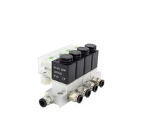 1PCS 10F 2V025-06 DC12V 24V 220V 110V Pneumatica Elettrovalvola 2 Normalmente Chiusa Aria Elettrovalvola Cartuccia Solenoide(Ac220v 6mm Fittings)