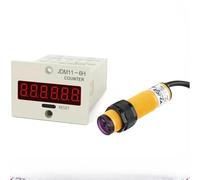 1PCS 11-6H 6 Digit Electronic Digital Counter Display l Sensor Proximity Switch NPN AC36V DC12V 24V(SET3 DC12-24V)