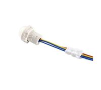 1PCS 110V 220V sensore di movimento sensore di interruttore a infrarossi, gamma di rilevamento 4-6m sensore della lampada notturna del corpo umano (2pcs)