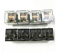 1pcs 12V/24V 100A 4pin 5pin auto impermeabile trasparente illuminato relè ad alta potenza a contatto singolo e doppio(24V 4pin)