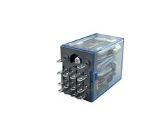 1PCS 12V 24V 110V 220V AC Bobina Relè di Potenza LY2NJ MY2NJ MY4NJ DPDT 8 Spille 14 Spille HH62P JQX-13F Con Presa di Base(DC,MY4NJ 220V)