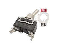 1Pcs 15A 250V ON/OFF Toggle Switch E-TEN1021 SPST 2 Leg Terminals Rocker Toggle Switches Black