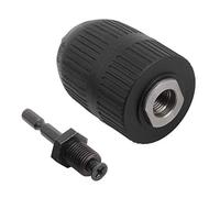 1Pcs 2 0 13MM 1/2 20UNF Mandrino autoserrante per trapano avvitabile a mano in plastica ABS senza chiave Mandrino autoserrante con biella esagonale da 1/4 di pollice