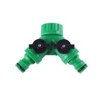 1PCS 2 way Y Type G3 / 4" Garden Water Pipe Outlet Quick Connector With Switch Drip Irrigation System Valve Irrigation