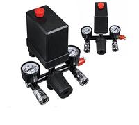 1PCS 220V/380V Compressore D'aria Pompa di Pressione Interruttore di Controllo del Collettore Regolatore di Limite 90-120psi Manometro Valvola di Controllo(220V)