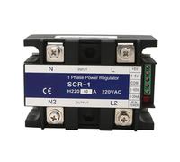 1Pcs 220VAC 40A SCR-40A Single-Phase Voltage and Current Regulator Power Controller Module 4-20mA 1-5V Potentiometer Control Control Relays