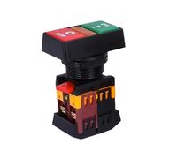 1PCS 22mm/25mm/30mm APBB-22/AS22/PPBB-30 on/Off Start Stop interruttore a pulsante 10A/660V Auto-reset/interruttore luce momentanea (DVPEN01-SL, 110 V)